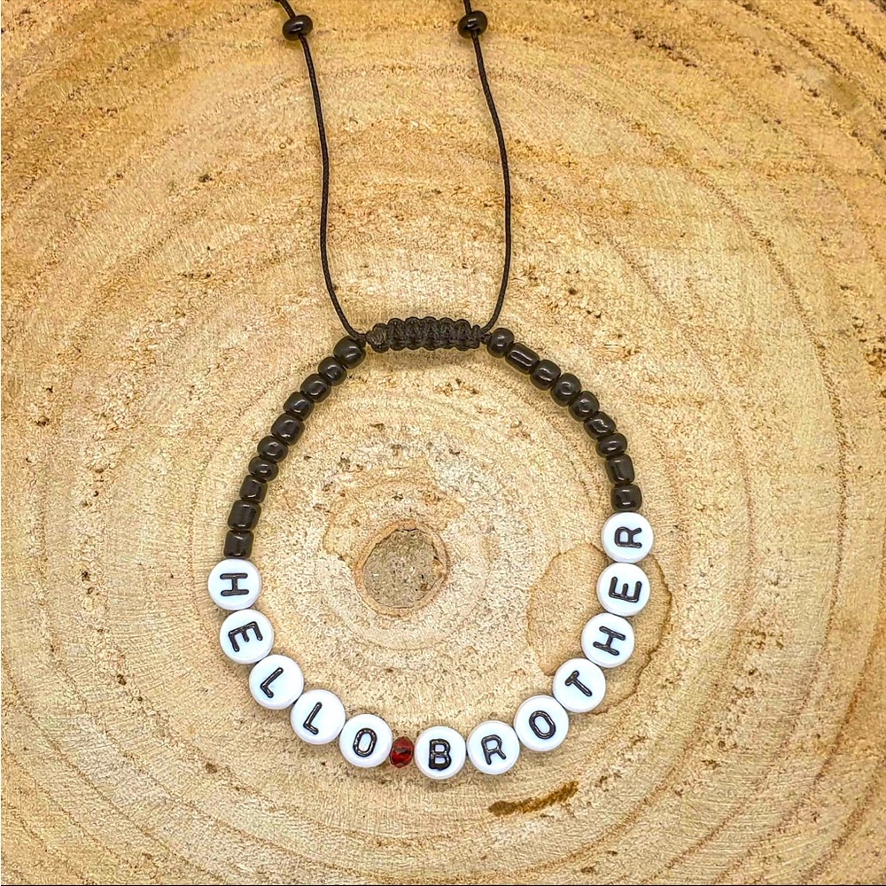 Hello Brother TVDu inspired friendship bracelet fun  adjustable men woman kids